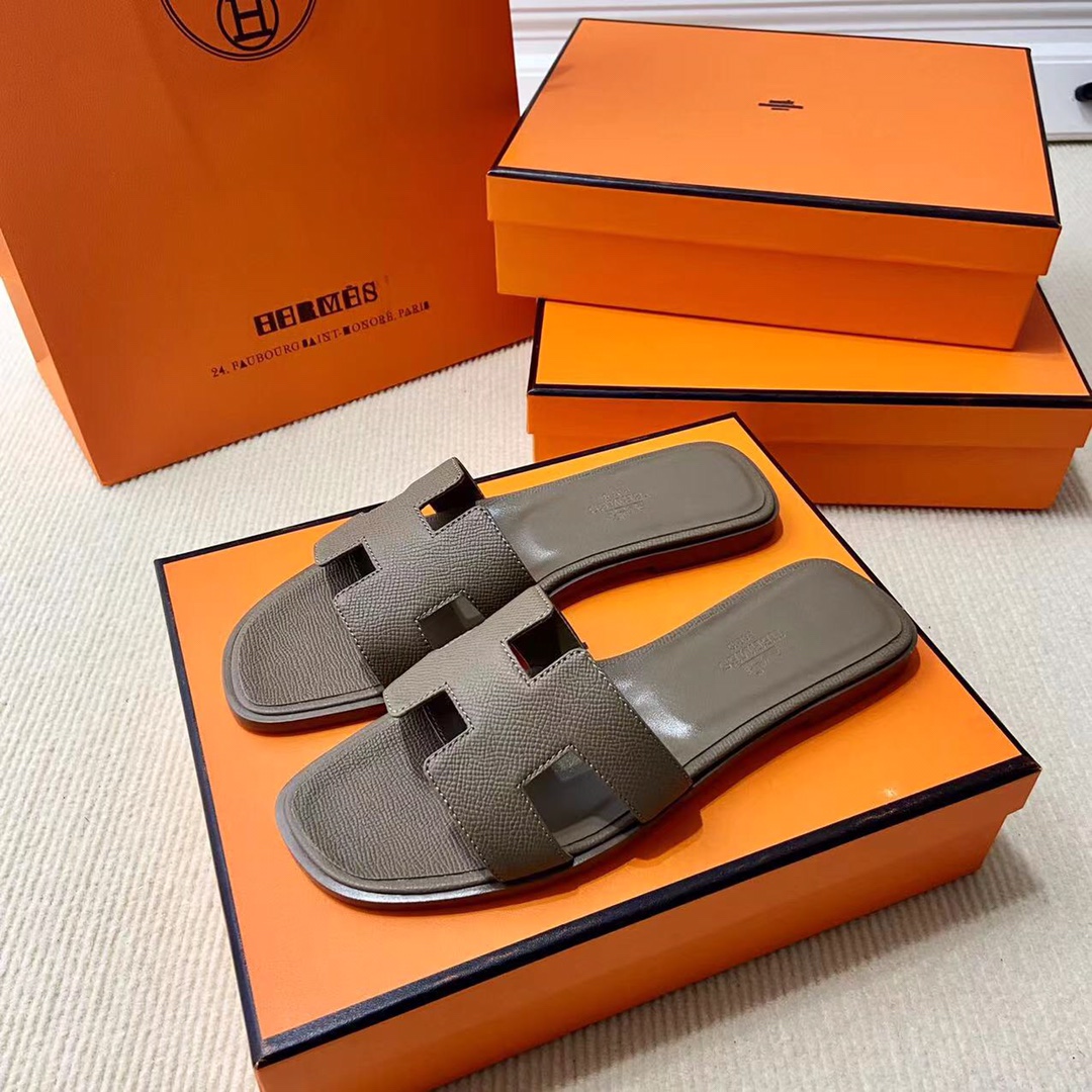 에르메스 올수공 오란 슬리퍼 샌들 앱송 50